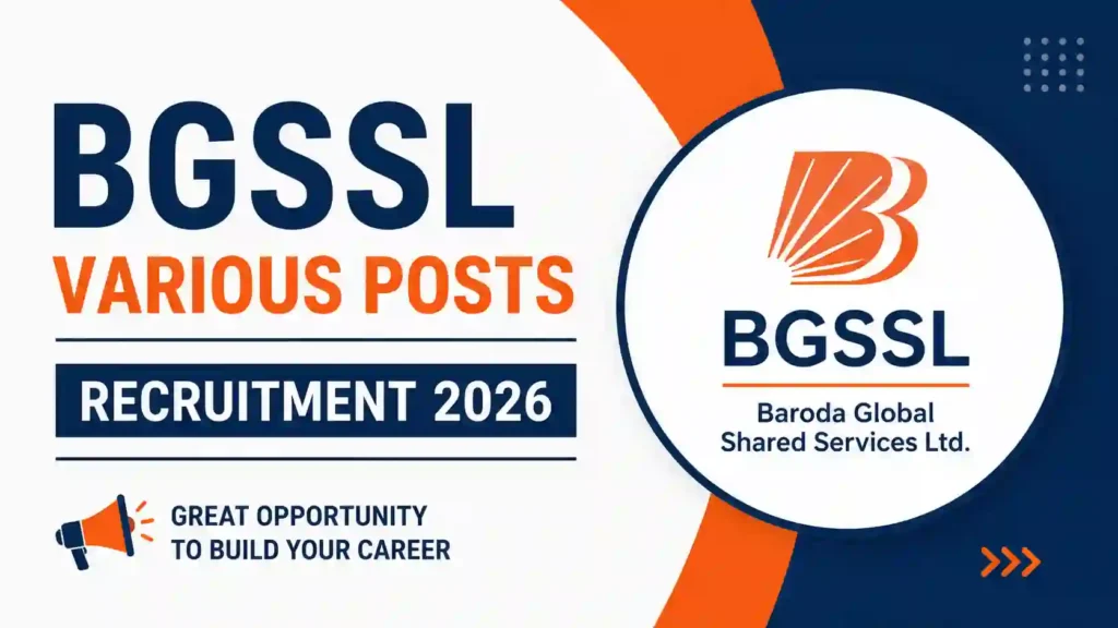 BGSSL Recruitment 2026 Notification Released for 2049 Various Posts, Apply Online