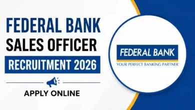 Federal Bank Sales Officer Recruitment 2026 Notification Released & Apply Online