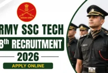 Indian Army SSC Tech 68th Recruitment 2026 Notification Released & Apply Online 