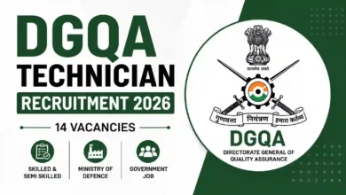 DGQA Technician Recruitment 2026 Notification & Offline Form