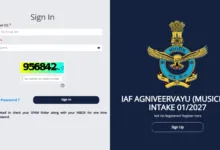 Indian Air Force Agniveer (Musician) Intake 01/2027 Admit Card Released, Download Link