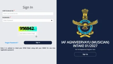 Indian Air Force Agniveer (Musician) Intake 01/2027 Admit Card Released, Download Link