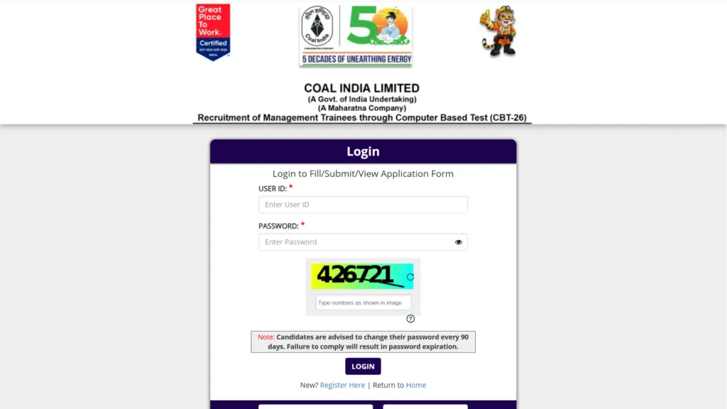 Coal India Management Trainee (660 Posts) Answer Key 2026 Released – Download Response Sheet PDF