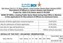 Bank of India Specialist Officer (SO) Recruitment 2026 Notification Released & Apply Online for 205 Posts