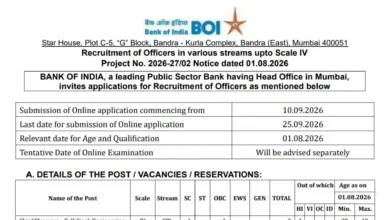 Bank of India Specialist Officer (SO) Recruitment 2026 Notification Released & Apply Online for 205 Posts