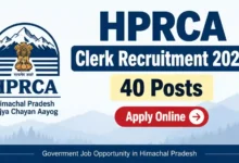 HPRCA Clerk Recruitment 2026 Notification Released & Apply Online for 40 Posts