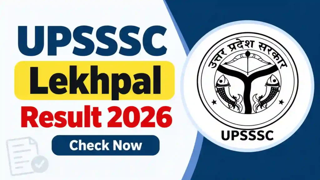 UPSSSC Lekhpal (7994 Posts) Result 2026 Released, Download PDF