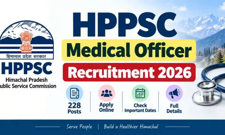HPPSC Medical Officer Recruitment 2026 Notification Released & Apply Online for 228 Posts