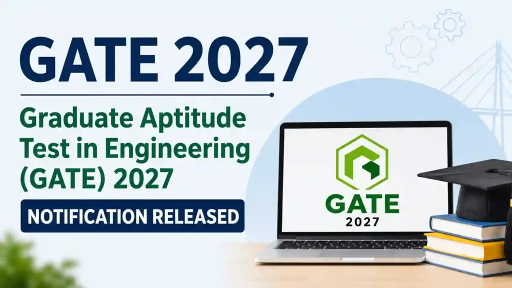 Graduate Aptitude Test in Engineering (GATE) 2027 Notification Released – Check Important Dates & Schedule