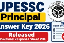 UPESSC Principal (111 Posts) Answer Key 2026 Released – Download Response Sheet PDF