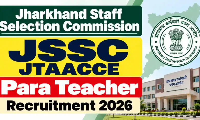 JSSC JTAACCE Para Teacher Recruitment 2026 Notification Released & Apply Online for 7299 Posts