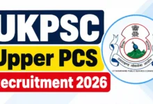 UKPSC Upper PCS Recruitment 2026 Notification Released for 67 Posts, Apply Online