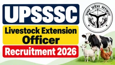 UPSSSC Livestock Extension Officer Recruitment 2026 Notification Released for 1251 Posts, Apply Online