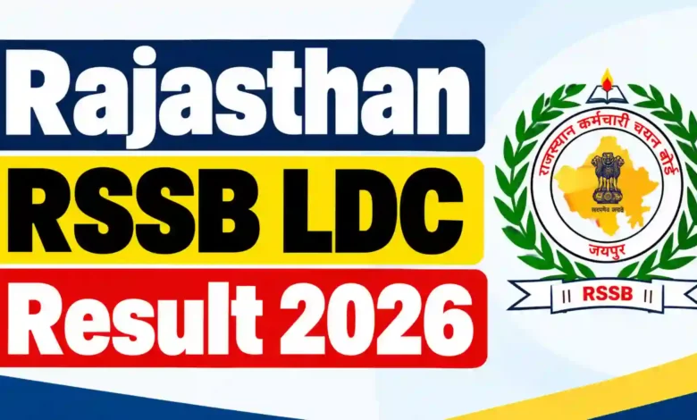 Rajasthan RSSB LDC (10644 Posts) Result 2026 Released, Download Merit List & Cut-Off PDF