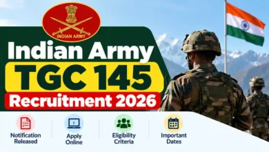 Indian Army Technical Graduate Course (TGC) 145 Recruitment 2026 Notification Released & Apply Online