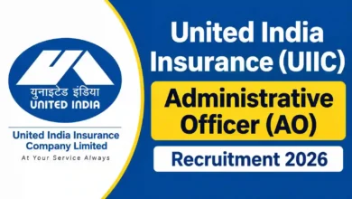 United India Insurance (UIIC) Administrative Officer (AO) Recruitment 2026 Notification Released for 225 Posts, Apply Online
