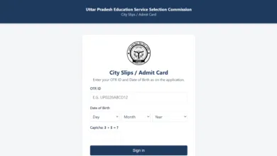 UPESSC Principal (111 Posts) Exam Date & Admit Card 2026 Released, Check Now