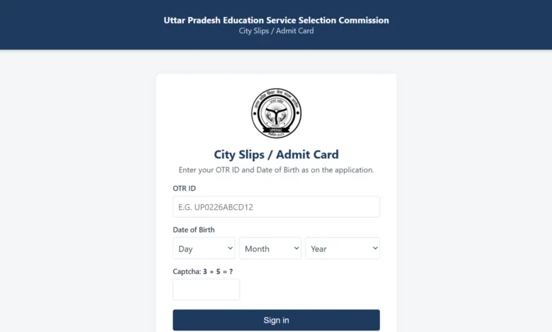 UPESSC Principal (111 Posts) Exam Date & Admit Card 2026 Released, Check Now