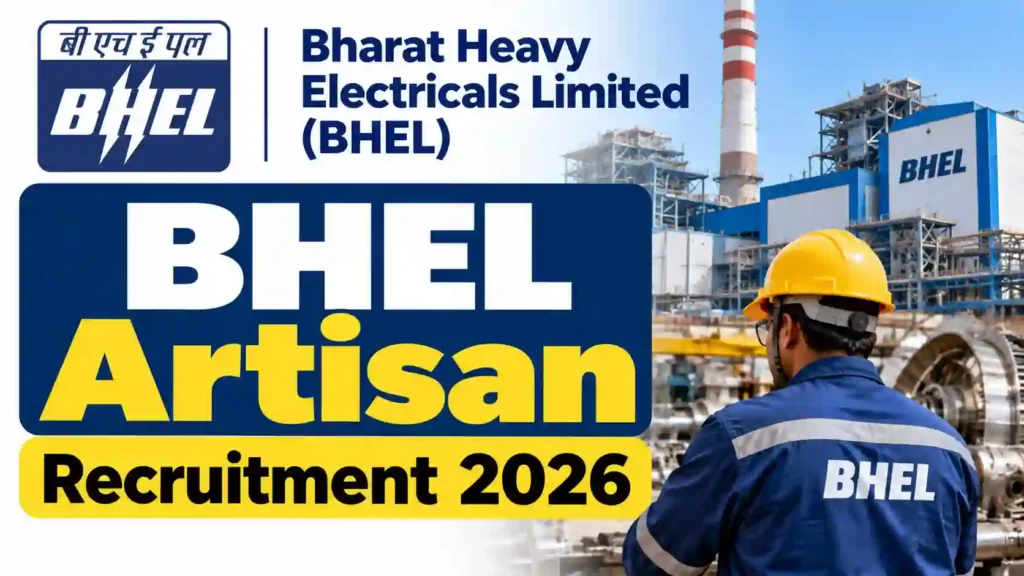 BHEL Artisan Recruitment 2026 Notification Released for 660 Posts, Apply Online