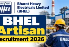 BHEL Artisan Recruitment 2026 Notification Released for 660 Posts, Apply Online