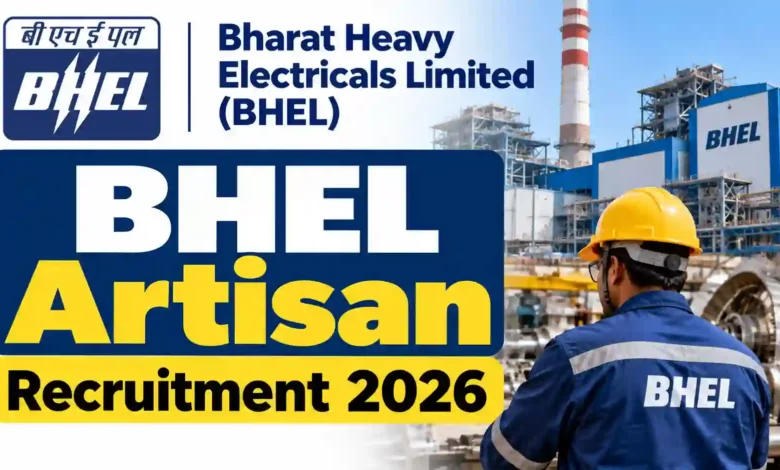 BHEL Artisan Recruitment 2026 Notification Released for 660 Posts, Apply Online