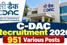 CDAC Recruitment 2026 Notification Released for 951 Various Posts, Apply Online