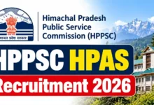 HPPSC HPAS Recruitment 2026 Notification & Online Form