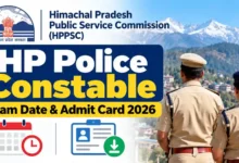 HPPSC HP Police Constable (734 Posts) Exam Date & Admit Card 2026 Released, Check Now
