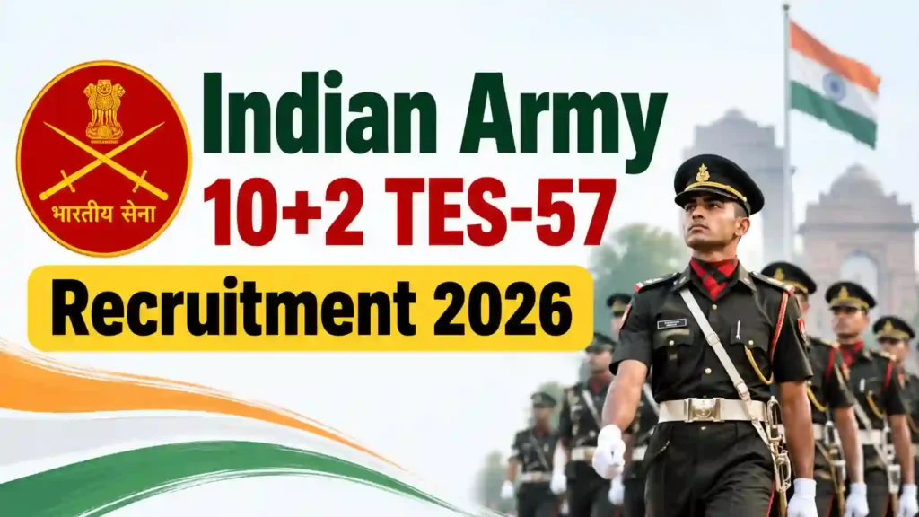 Indian Army TES-57 Recruitment 2026 Notification Released & Apply Online for 10+2 Technical Entry Scheme (JUL 2027)
