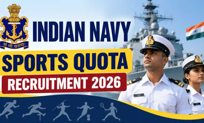 Indian Navy Sports Quota Recruitment 2026 Notification & Offline Form