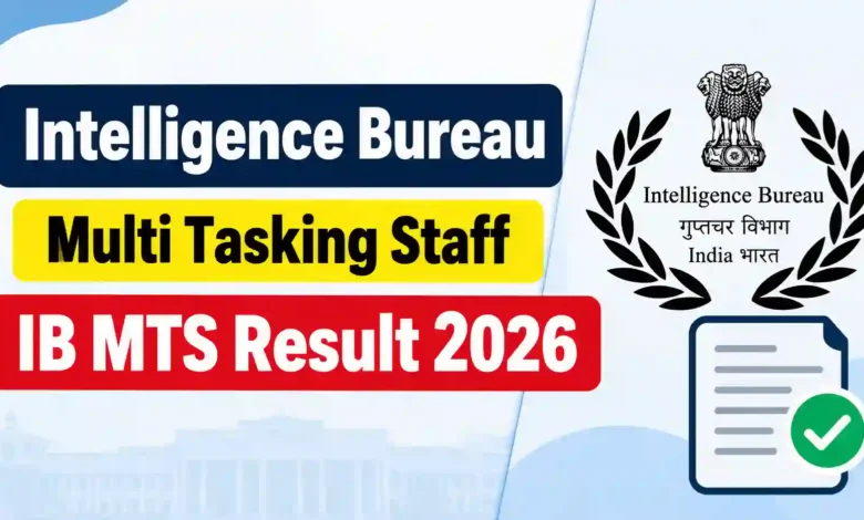 Intelligence Bureau (IB) Multi Tasking Staff (MTS-362 Posts) Result 2026 Released, Download Merit List PDF