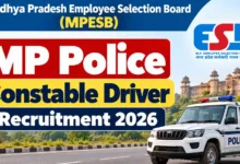 MPESB MP Police Constable (Driver) Recruitment 2026 Notification Released for 1000 Posts, Apply Online