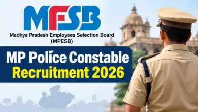 MPESB MP Police Constable Recruitment 2026 Notification Released & Apply Online for 7500 Posts