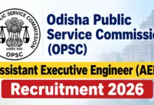 OPSC Assistant Executive Engineer (AEE) Recruitment 2026 Notification Released & Apply Online for 758 Posts