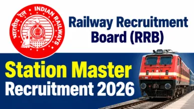 Railway RRB CEN 08/2026 Station Master Recruitment 2026 Notification Released for 1250 Posts, Apply Online
