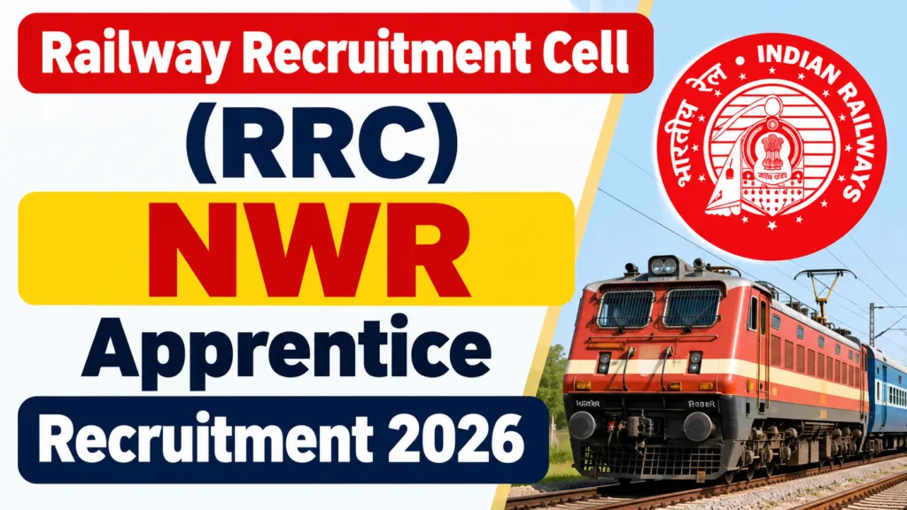 Railway RRC NWR Apprentice Recruitment 2026 Notification Released for 2008 Posts, Apply Online