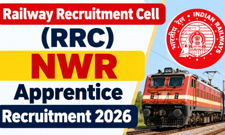 Railway RRC NWR Apprentice Recruitment 2026 Notification Released for 2008 Posts, Apply Online