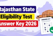 Rajasthan State Eligibility Test (SET) Answer Key 2026 Released – Download Official PDF