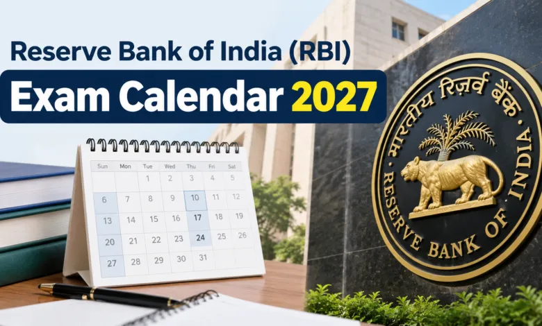 Reserve Bank of India (RBI) Exam Calendar 2027 Released: Check Grade B, Grade A & Other Officer Exam Dates