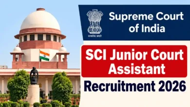 Supreme Court of India (SCI) Junior Court Assistant Recruitment 2026 Notification Released for 250 Posts, Apply Online