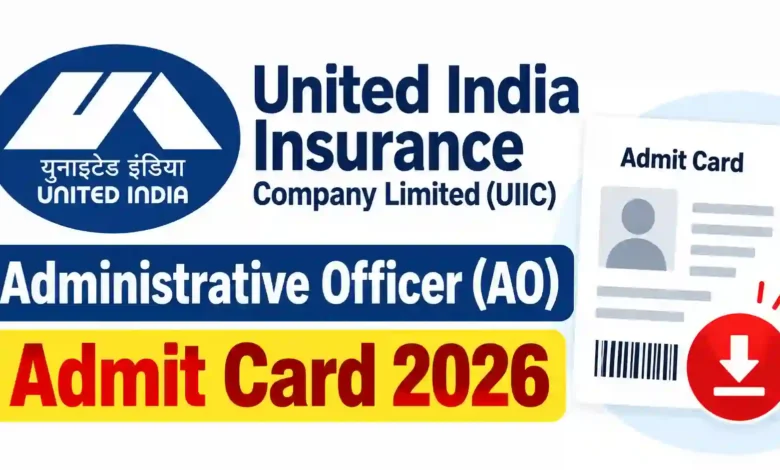 United India Insurance (UIIC) Administrative Officer (225 Posts) Admit Card 2026 Released, Direct Link To Download Call Letter